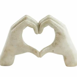 Light en Living Ornament 24,5x9,5x15 cm HANDS taupe grijs