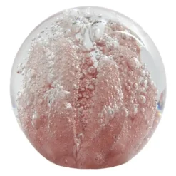 Light en Living Ornament Ø10x10 cm CORAL glas licht roze