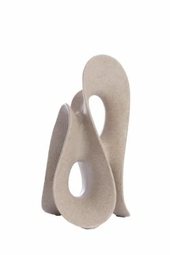 Light en Living Ornament op voet 20,5x19x39 cm ZAZINA taupe