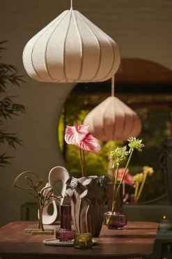 Light en Living Ornament op voet 20,5x19x39 cm ZAZINA taupe