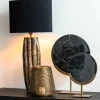 Light en Living Ornament op voet 25x10x35 cm GOUYA zwart agaat+antiek brons