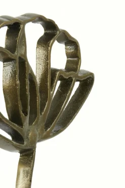 Light en Living Ornament op voet 28x8,5x45 cm PAPAVERU antique brons