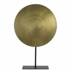 Light en Living Ornament op voet Ø40x60 cm LASIM ant brons spiraal-mat zwart