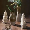 Light en Living Ornament CHRISTMAS TREE Ø13x25 cm Beige – Light & Living