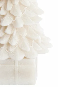 Light en Living Ornament CHRISTMAS TREE Ø13x25 cm Beige – Light & Living