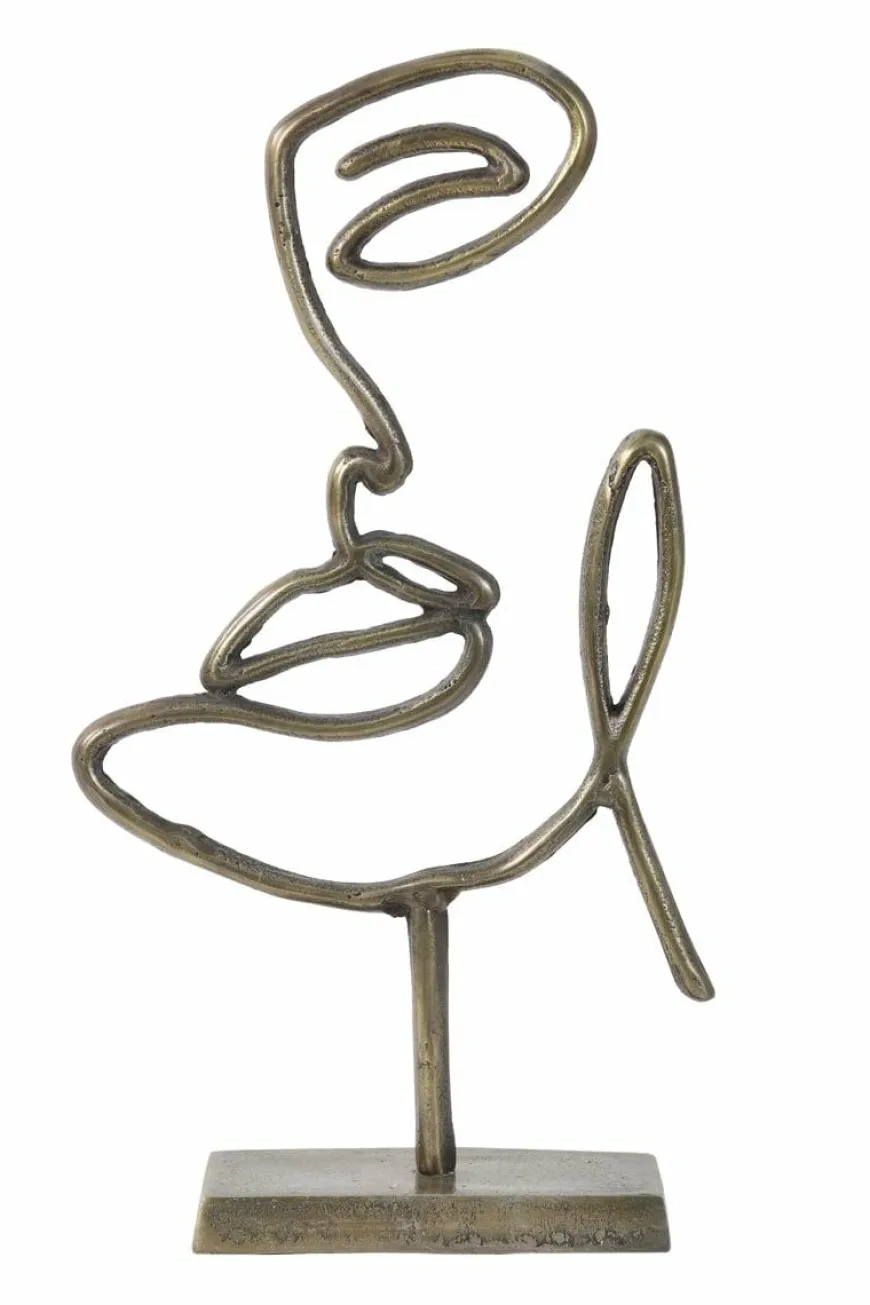 Light en Living Ornament FACE antiek brons - 2 maten