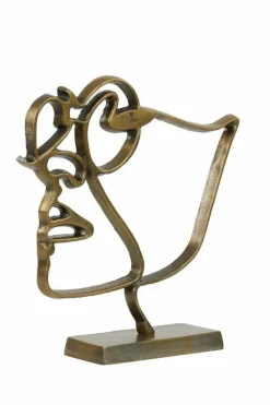Light en Living Ornament FACE antiek brons - 2 maten