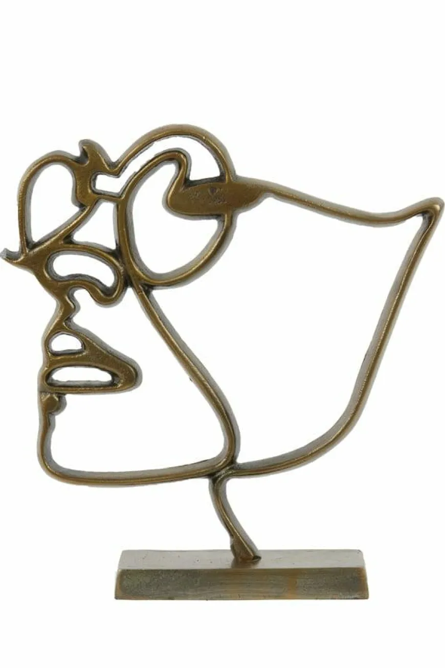 Light en Living Ornament FACE antiek brons - 2 maten