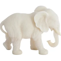 Light en Living Ornament GAJAH 26x11x18 cm Beige – Olifant Beeldje | Light & Living