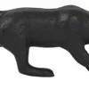Light en Living Ornament 21x3,5x6,5 cm LEOPARD mat zwart