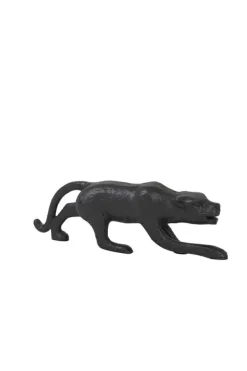 Light en Living Ornament 21x3,5x6,5 cm LEOPARD mat zwart