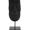 Light en Living Ornament op voet 15x14x47,5 cm MASK hout zwart
