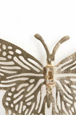 Light en Living Ornament BUTTERFLY set van 3 glanzend goud
