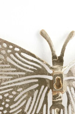 Light en Living Ornament BUTTERFLY set van 3 glanzend goud