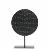 Light en Living Ornament op voet PERSEGA zwart 26 x 7,5 x 37 cm