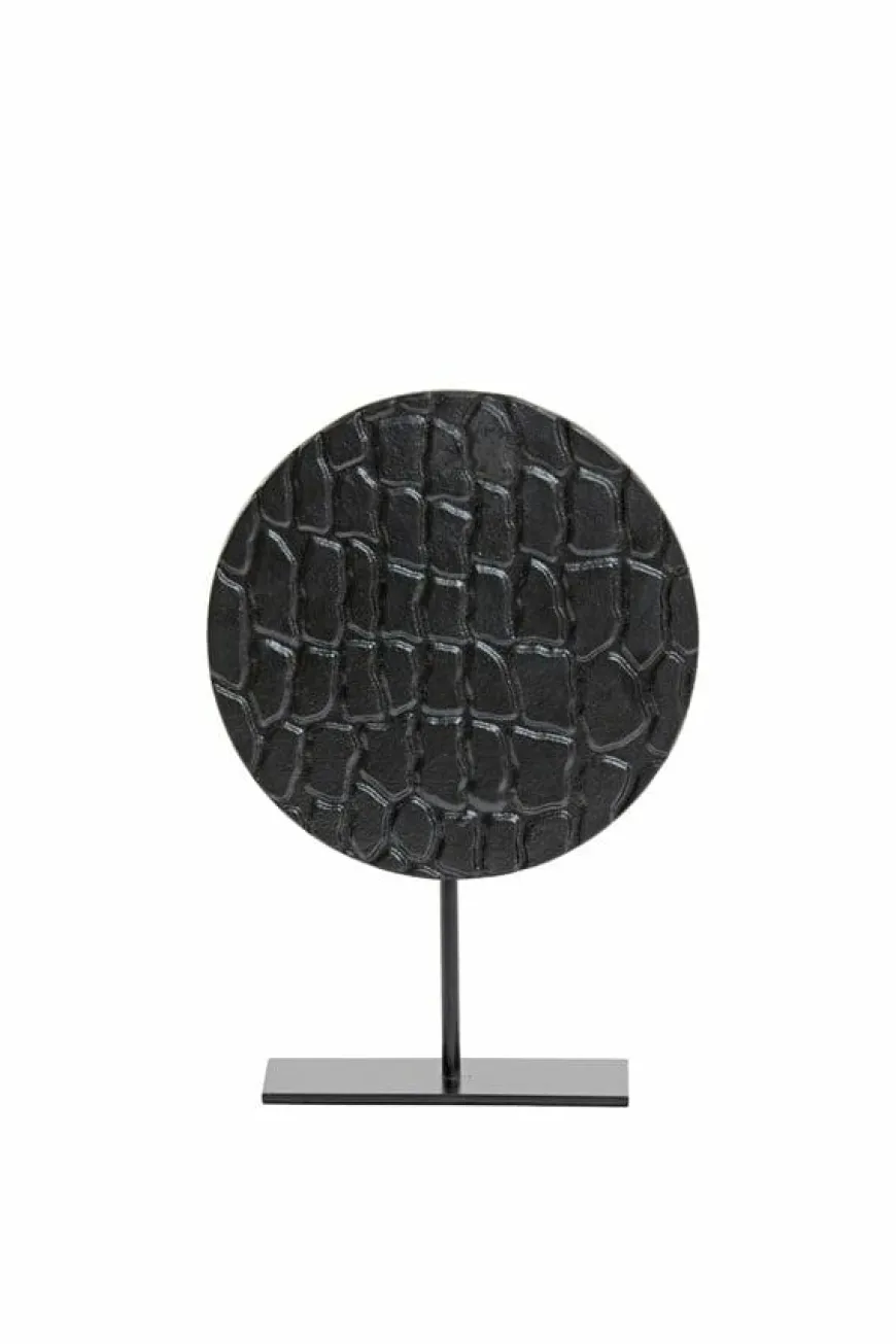 Light en Living Ornament op voet PERSEGA zwart 26 x 7,5 x 37 cm