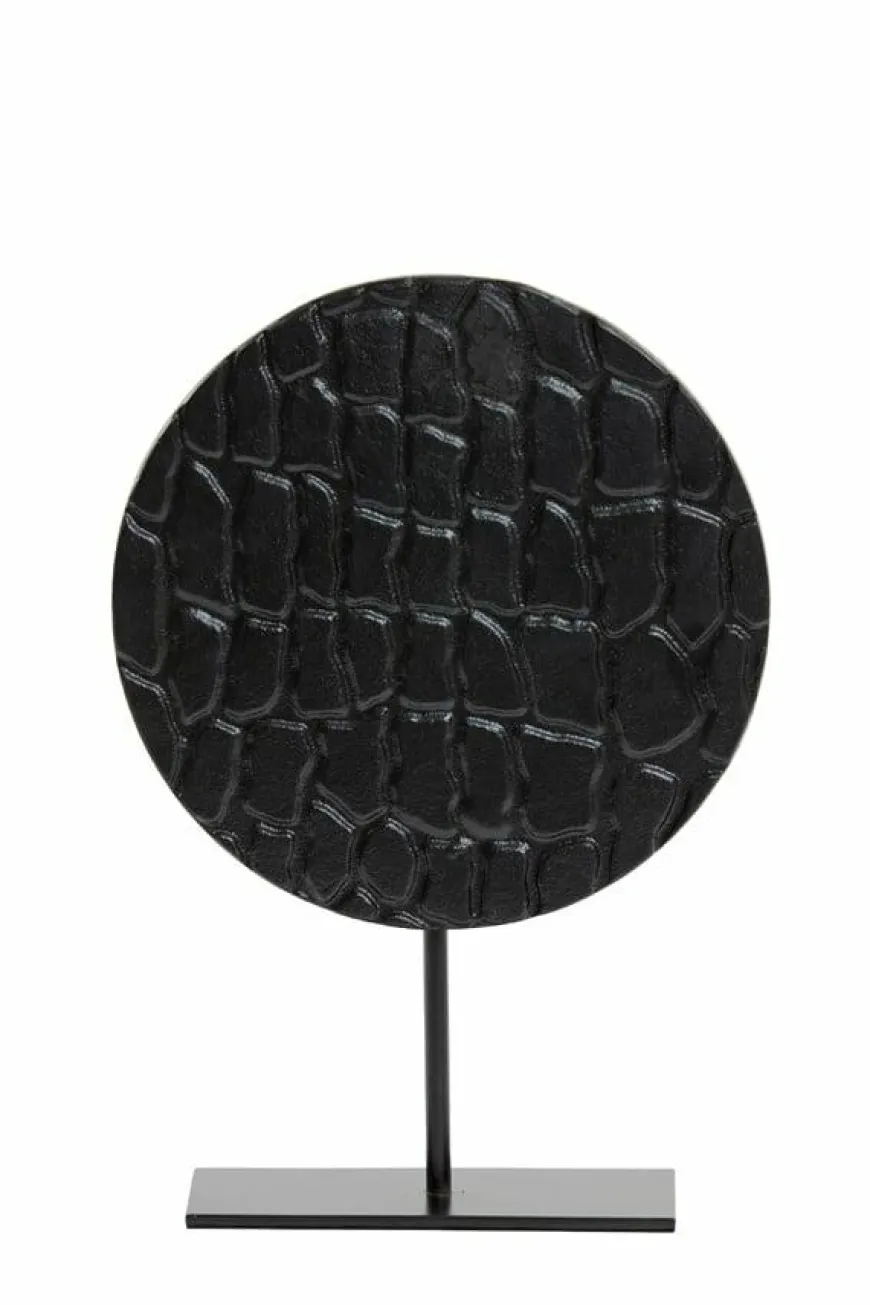 Light en Living Ornament op voet PERSEGA zwart 26 x 7,5 x 37 cm
