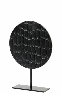 Light en Living Ornament op voet PERSEGA zwart 26 x 7,5 x 37 cm
