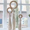 Light en Living Ornament Ø11x47 cm YAVIZA crème+raffia naturel