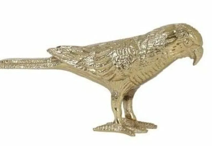 Light en Living Ornament 19x5x11 cm BIRD goud