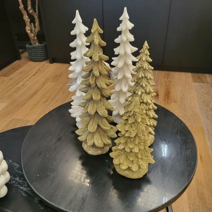 Light en Living Ornament Ø13X25 cm CHRISTMAS TREE goud