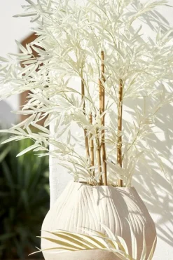 Light en Living Ornament in pot 70x60x120 cm BAMBOO naturel+crème