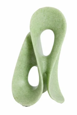 Light en Living Ornament op voet 20,5x19x39 cm ZAZINA groen