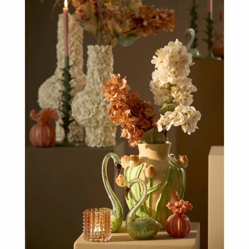 Light en Living Ornament 13x8x20 cm SWAN glas groen