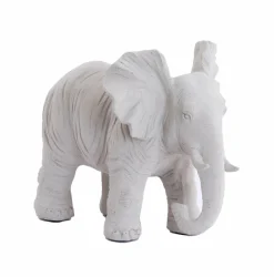 Light en Living Ornament 24x17x20,5 cm ELEPHANT crème