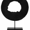 Light en Living Ornament op voet 35x10x53 cm XERRA hout zwart