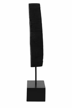 Light en Living Ornament op voet 35x10x53 cm XERRA hout zwart