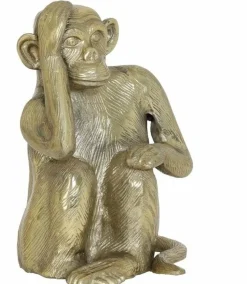 Light en Living Ornament Aap antique brons