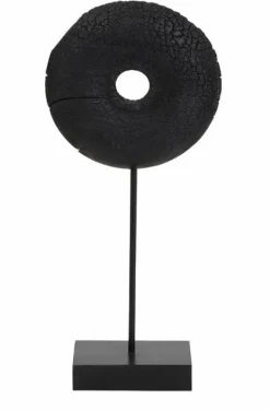 Light en Living Ornament op voet OLUMI hout zwart - 2 maten leverbaar