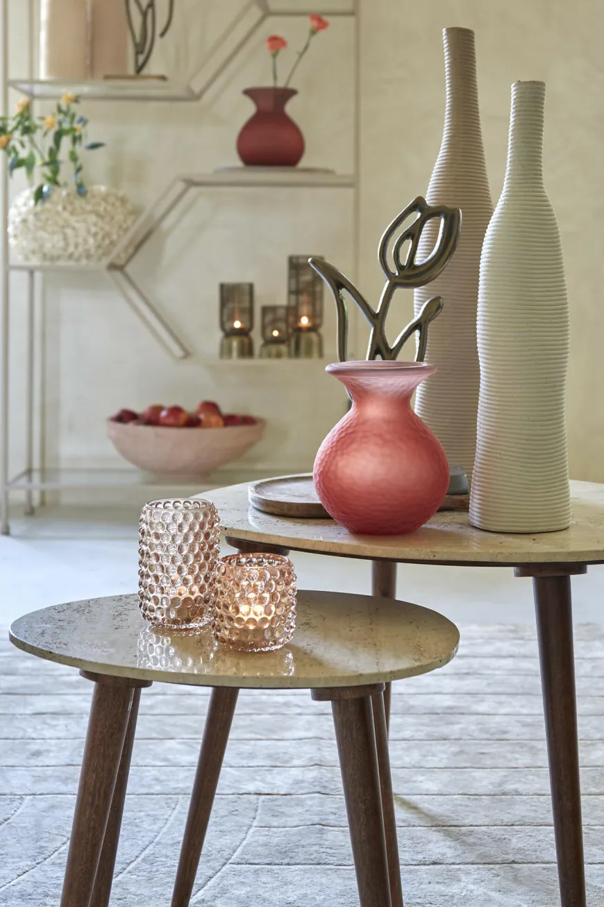 Light en Living Ornament op voet 17x6x35 cm TULIPANU antiek brons