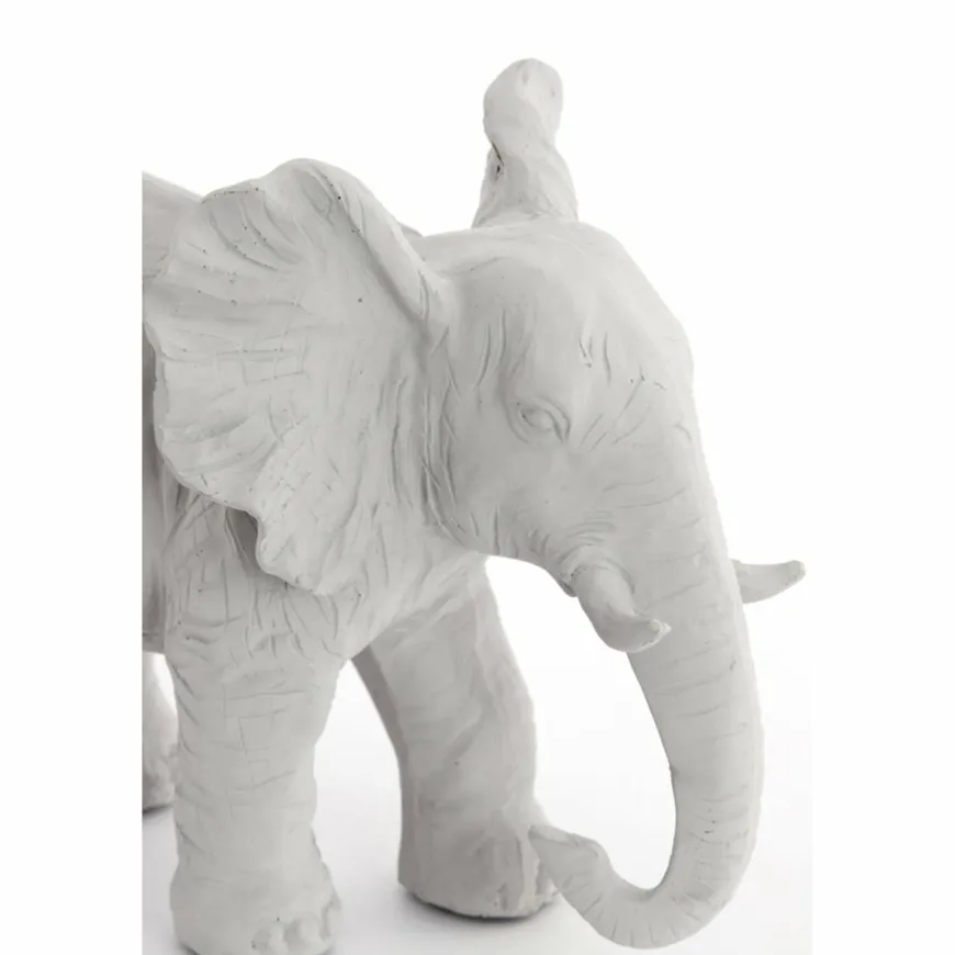 Light en Living Ornament 30,5x18,5x24 cm ELEPHANT crème