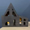 Light en Living Ornament 31x13x27 cm TRAMORE bruin