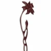 Light en Living Ornament op voet 12x7,5x40 cm DAFFODIL glans bordeaux