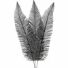 Light en Living Ornament 3 bladeren 14x0,5x89 cm FERN zwart