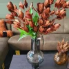 Light en Living Ornament 6 bloemen 90 cm TULIP koper