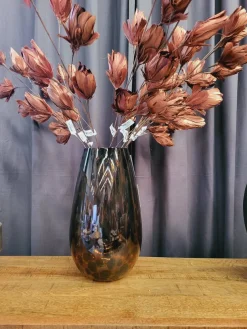 Light en Living Ornament 6 bloemen 90 cm TULIP koper