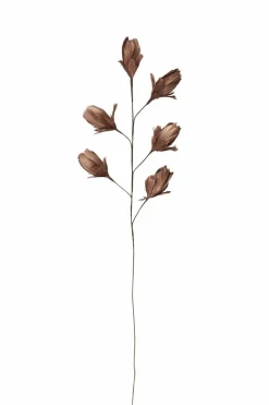 Light en Living Ornament 6 bloemen 90 cm TULIP koper