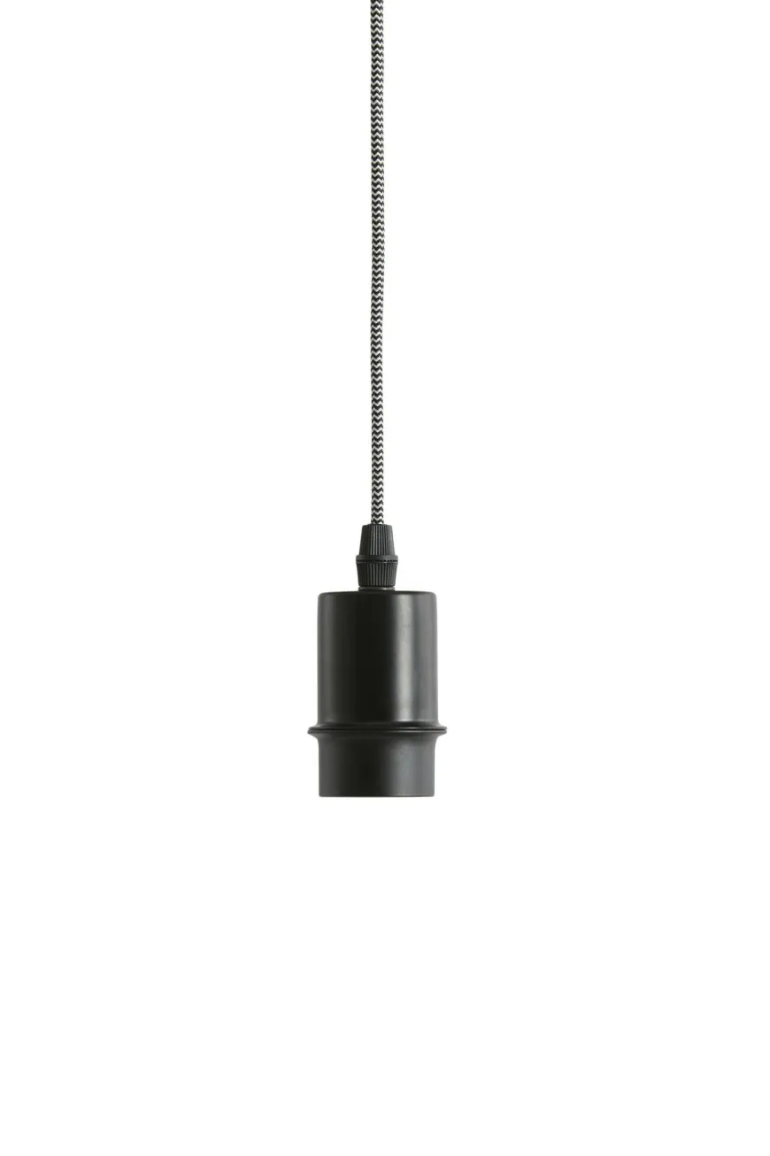 Light en Living Pendel met houder Ø5x7,5 cm CUPA zwart-wit