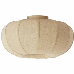 Light en Living Plafondlamp ZOSIA Ø40x21,5 cm Linnen Naturel – Light & Living
