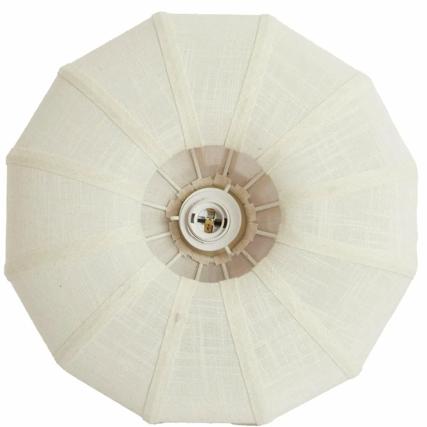 Light en Living Plafondlamp Ø40x21,5 cm ZOSIA linnen crème