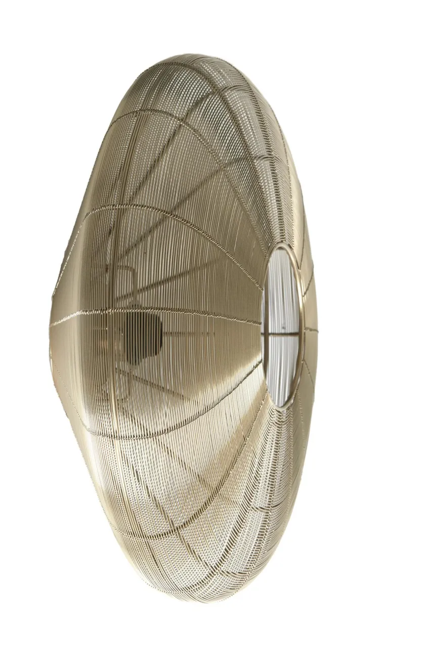Light en Living Plafonnière Ø40x17 cm BAHOTO licht goud
