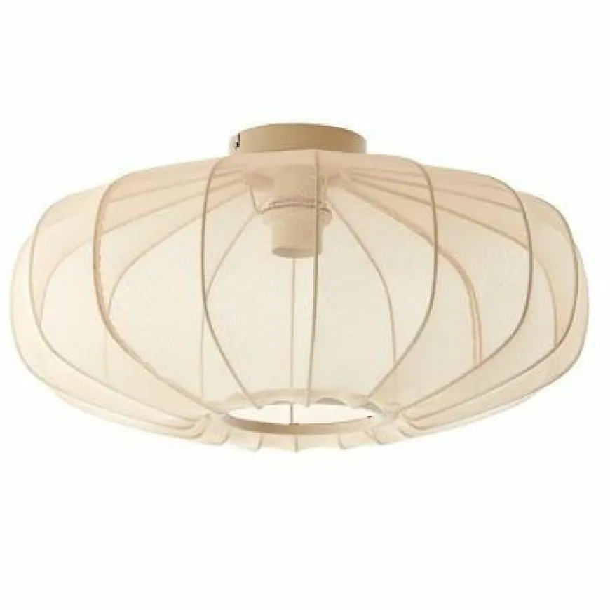 Light en Living Plafonnière Ø50x24 cm PLUMALIA zand