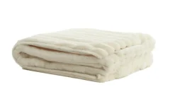 Light en Living Plaid 170x130 cm VAJEN crème