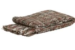 Light en Living Plaid 150x125 cm SELVIK bordeaux rood