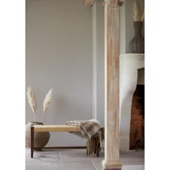 Light en Living Plaid 150x125 cm APISI bruin wit
