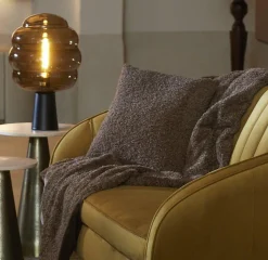 Light en Living Plaid 152x127 cm BODI bruin
